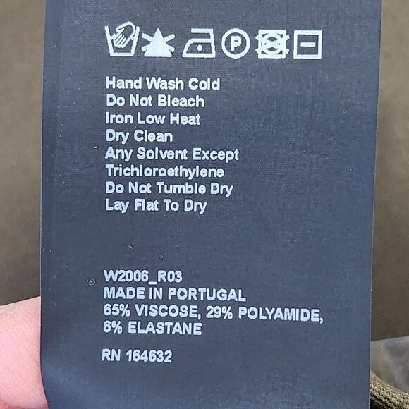 Wardrobe.NYC NWT Side Zip Legging Womens XS Military Green Pull On Stretch $400 - Picture 12 of 12